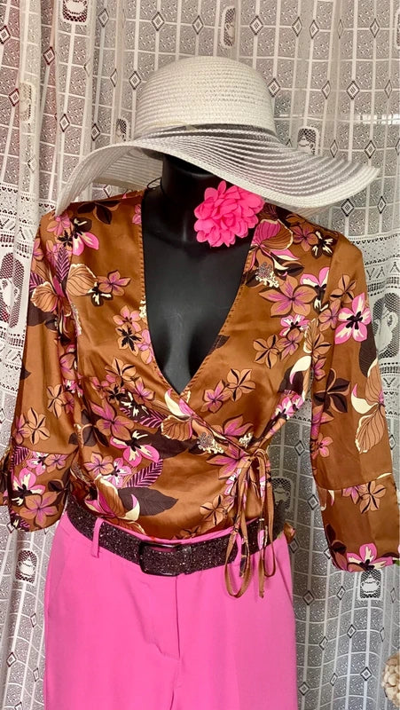 Vintage Trousers and Shirt Top Set