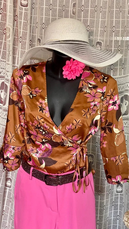 Vintage Trousers and Shirt Top Set