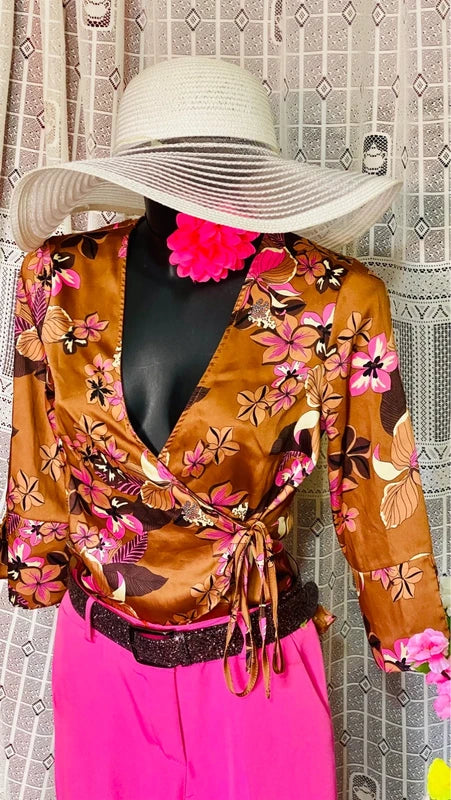 Vintage Trousers and Shirt Top Set