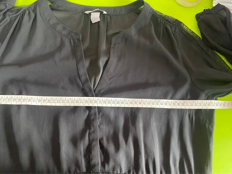 H&amp;M lace longuette dress