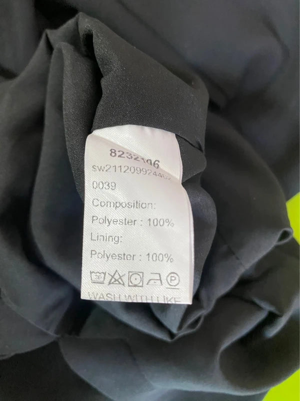 Sheath dress with voile and white edges