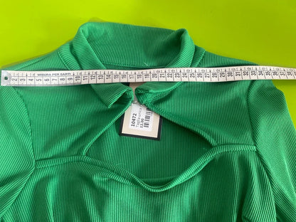 Green Top and Miniskirt Set