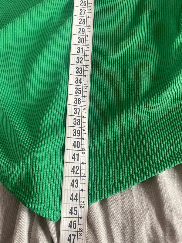 Green Top and Miniskirt Set