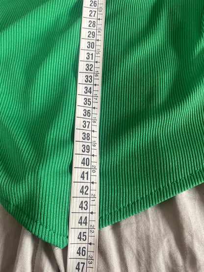 Green Top and Miniskirt Set