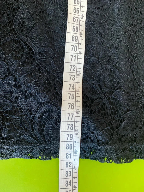 Tubino nero in pizzo Zara