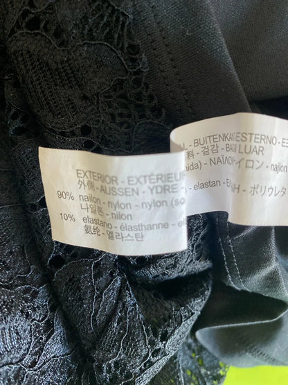 Tubino nero in pizzo Zara