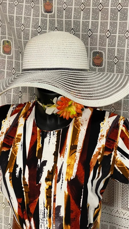 Abito longuette artistico