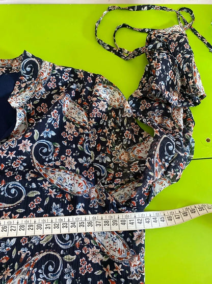 Pitty sheer sleeve longuette dress