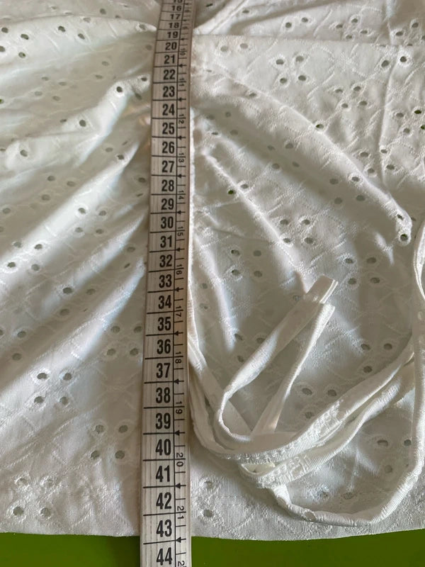 Vintage San Gallo embroidery top and skirt set