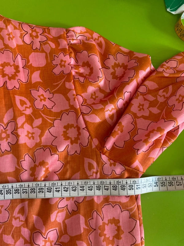 Vintage Puff Sleeve Peplum Blouse Top