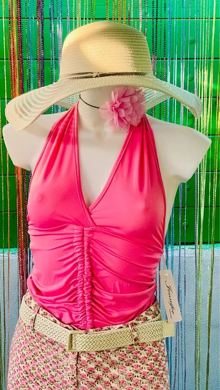 Ethnic high-waisted trousers and top