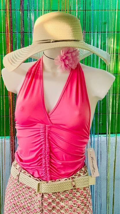 Ethnic high-waisted trousers and top