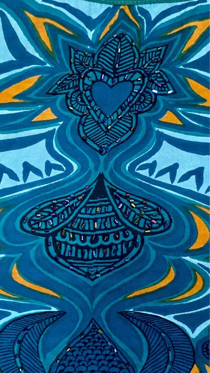 Completo pantalone a palazzo di pelle e top