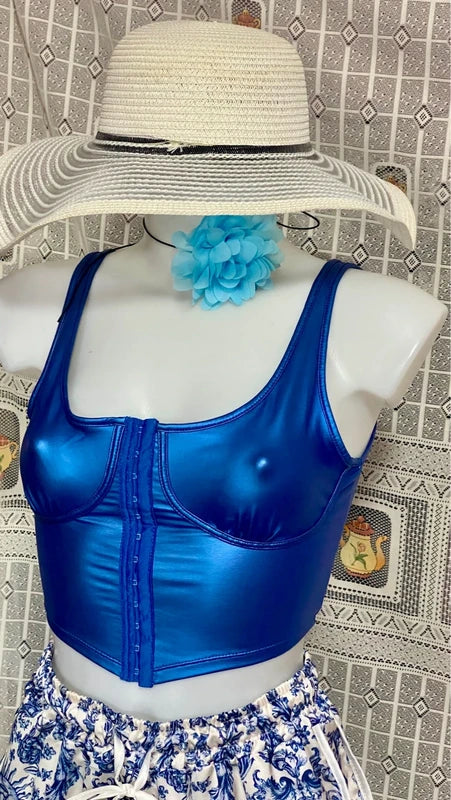 Shein Bustier Bodice Top &amp; Shorts