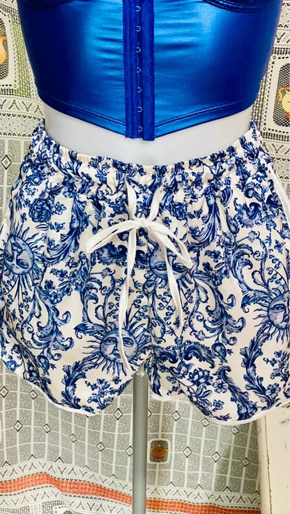 Shein Bustier Bodice Top &amp; Shorts