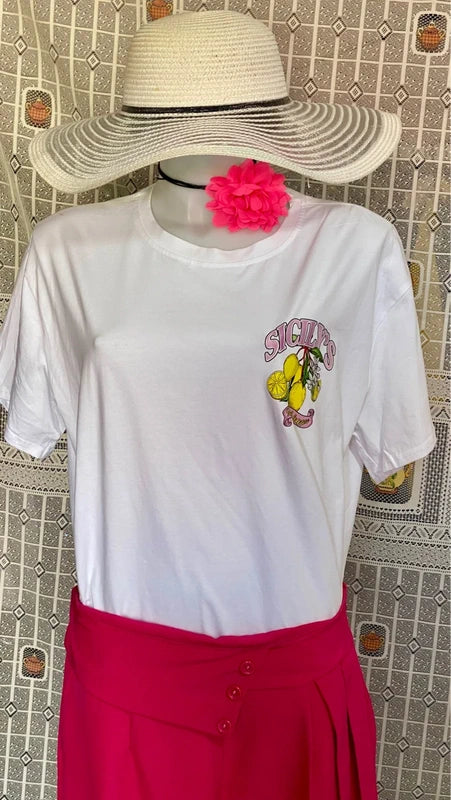 Curvy trousers and T-shirt set