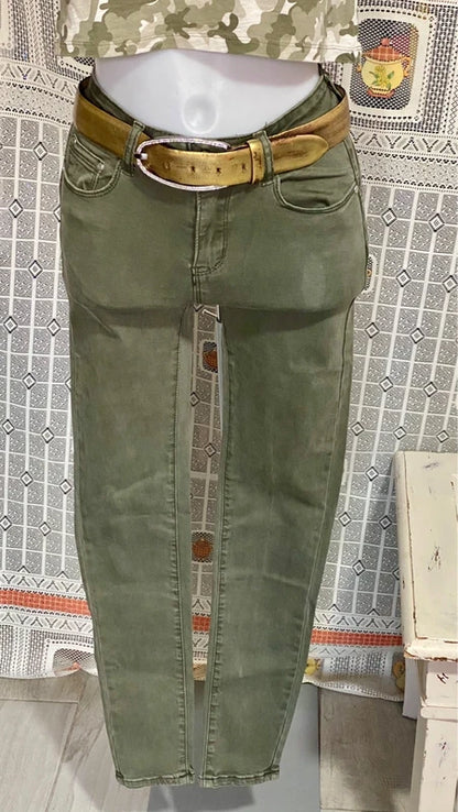 Jeans Push-Up modellante e Top