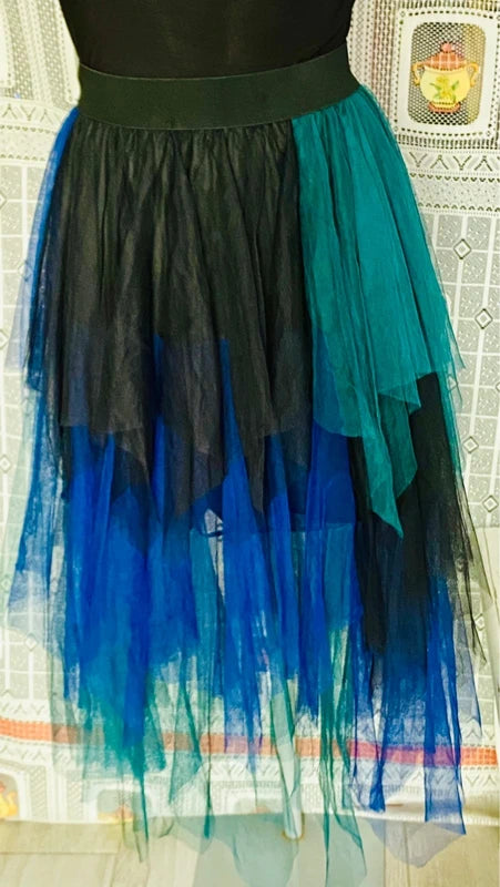 Vintage tulle skirt and top bodysuit set