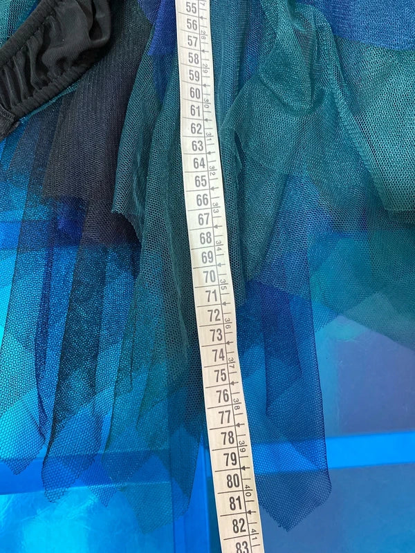 Vintage tulle skirt and top bodysuit set