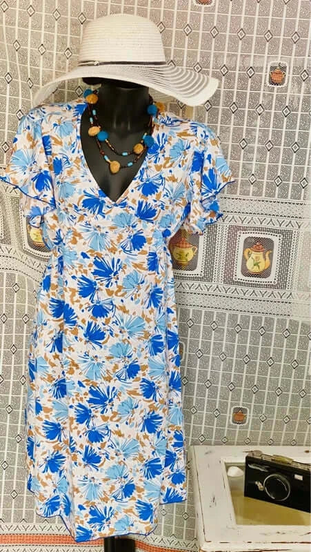 Abito longuette Vintage con collana