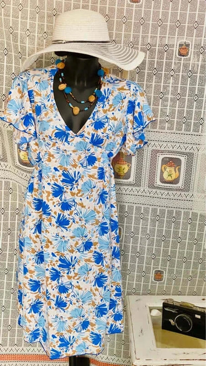 Abito longuette Vintage con collana