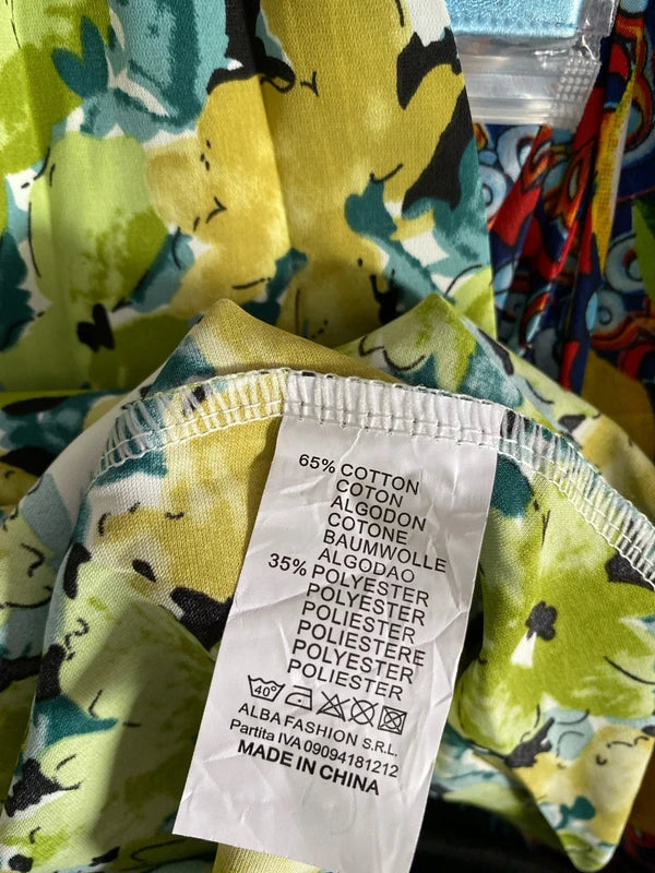 Abito longuette floreali Green