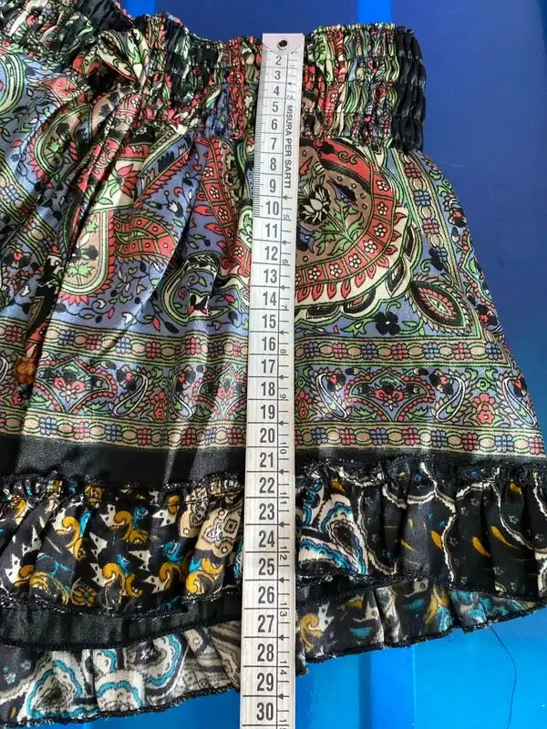 Completo Boho con maniche a sbuffo