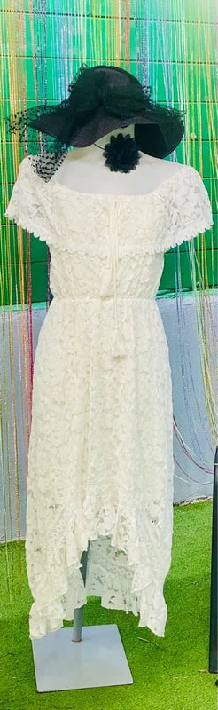 Bohemian Boho chic longuette dress