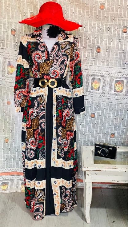 Elegant Paccio Boho Chic Long Dress