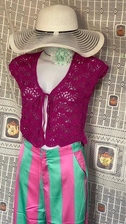 Women's high-waisted trousers