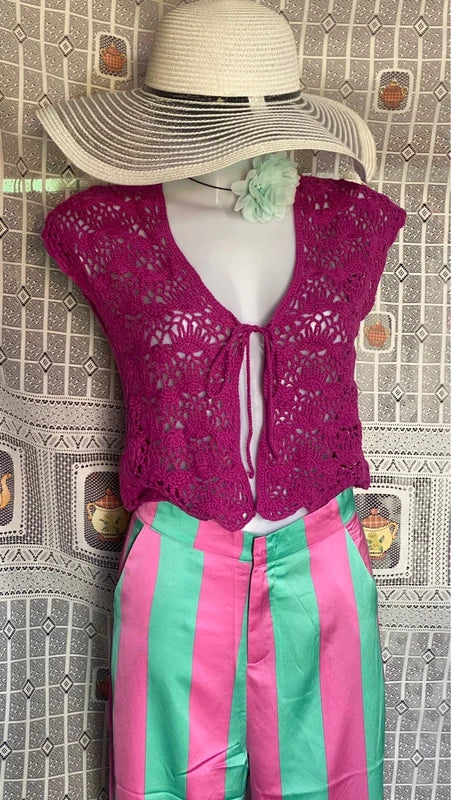 Women's high-waisted trousers