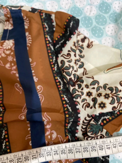 Women's long dress with ruffles