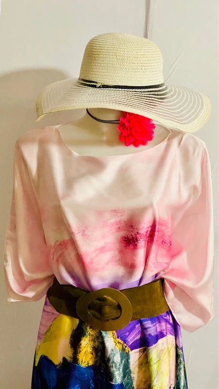Completo Vintage Blusa & Pantalone Leggins Mallorca