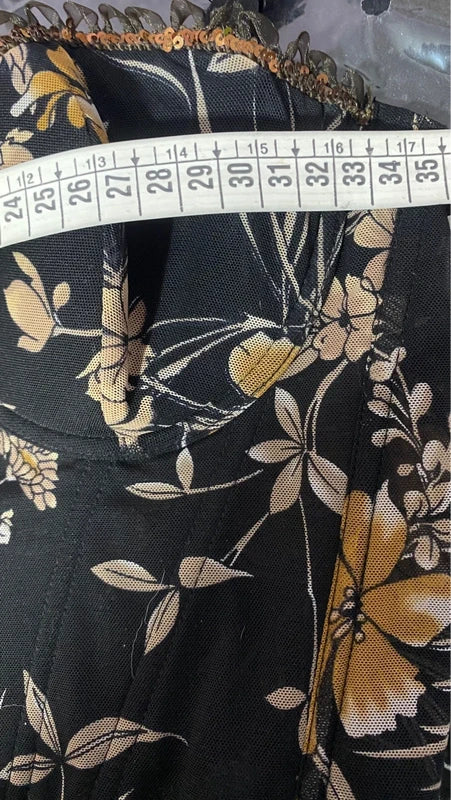 Completo Con Bustier & Pantalone a Vita Alta Metallizzato Gold