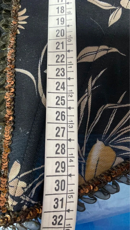 Completo Con Bustier & Pantalone a Vita Alta Metallizzato Gold