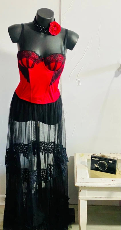 Complete Bustier Bodice and Skirt