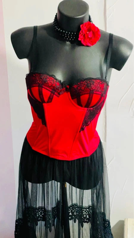 Complete Bustier Bodice and Skirt