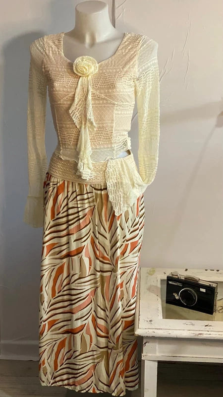 Cappotto Giacca Doppiopetto Top Maglia in Pizzo Con Spilla Misure Nelle Foto