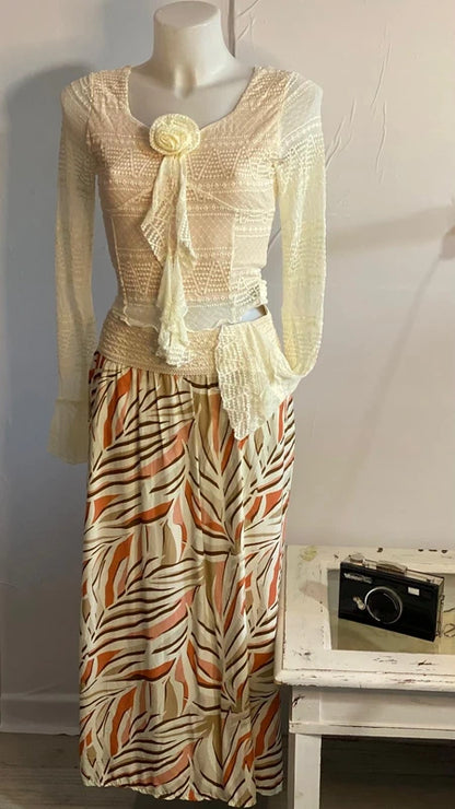 Cappotto Giacca Doppiopetto Top Maglia in Pizzo Con Spilla Misure Nelle Foto