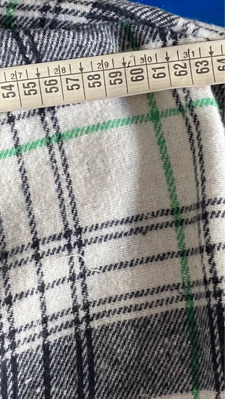 Cappotto Stile Over Fantasia Scozzese