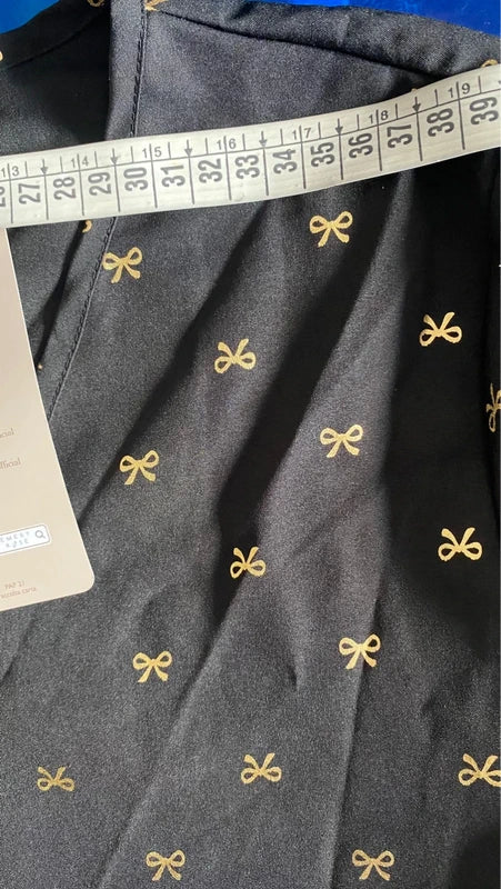 Abito Longuette Midi Fantasia Fiocchi Oro