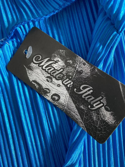 Abito Longuette Midi Plissetattato