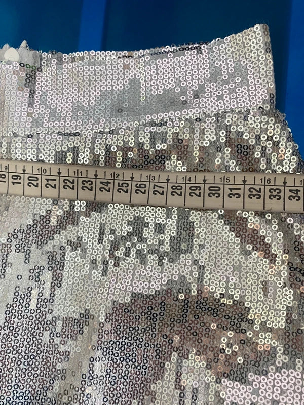 Completo Gonna Lunga con Paillettes e Camicia Crop