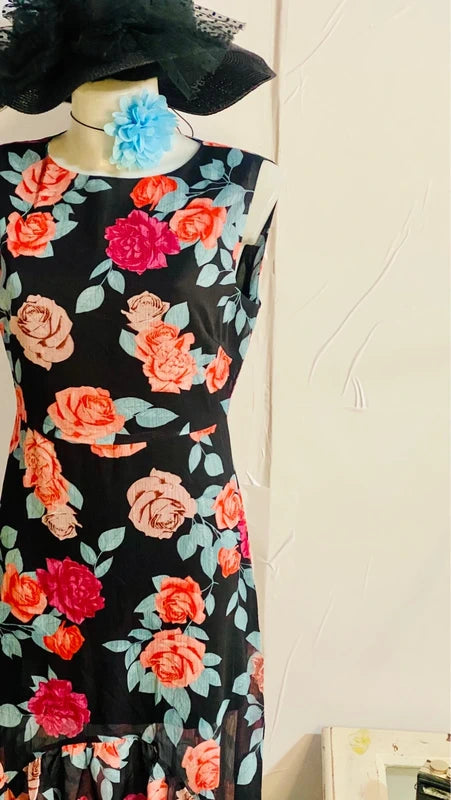 Abito Longuette Midi Asimmetrico