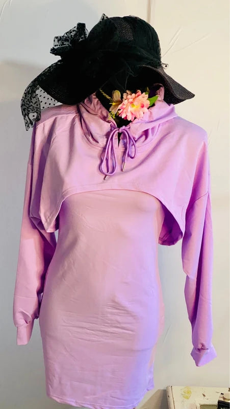 Coordinato Abito con Felpa Cappuccio