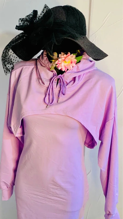 Coordinato Abito con Felpa Cappuccio