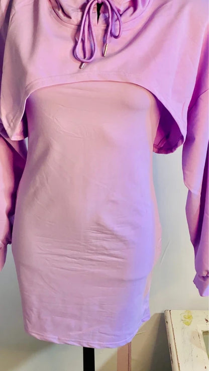 Coordinato Abito con Felpa Cappuccio