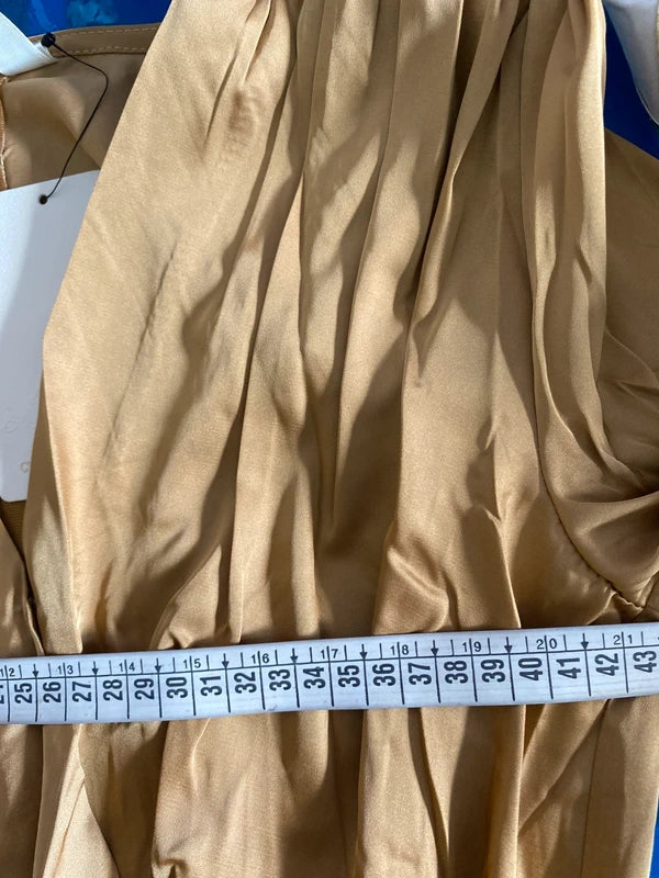 Abito Drappeggiato Champagne