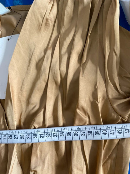 Abito Drappeggiato Champagne