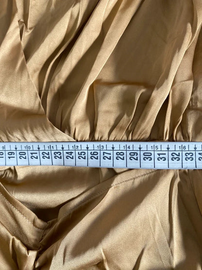 Abito Drappeggiato Champagne